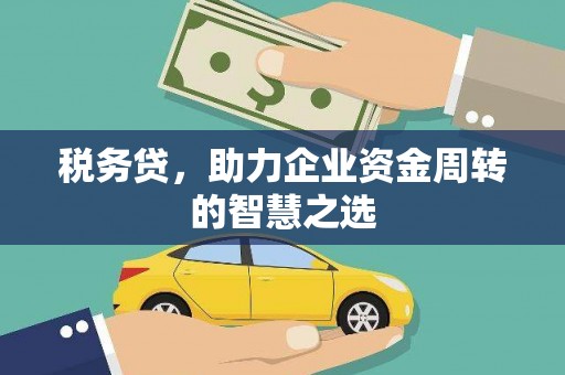 通川税务贷，助力企业资金周转的智慧之选