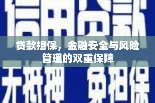 丰顺贷款担保，金融安全与风险管理的双重保障