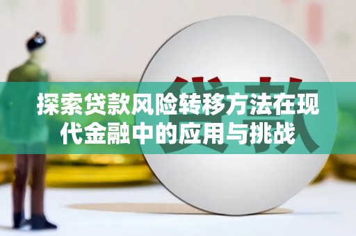 日喀则探索贷款风险转移方法在现代金融中的应用与挑战