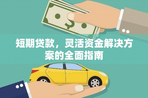 莱山短期贷款，灵活资金解决方案的全面指南