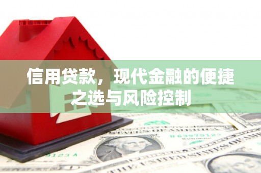 中国香港信用贷款，现代金融的便捷之选与风险控制