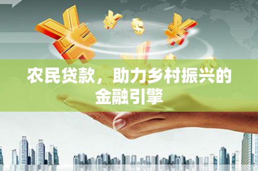 阜宁农民贷款，助力乡村振兴的金融引擎