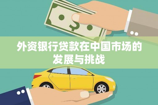 高邮外资银行贷款在中国市场的发展与挑战