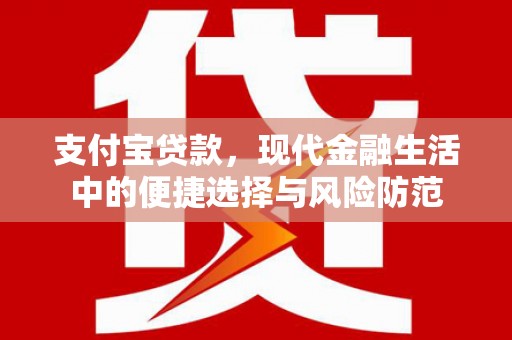 曲江支付宝贷款，现代金融生活中的便捷选择与风险防范