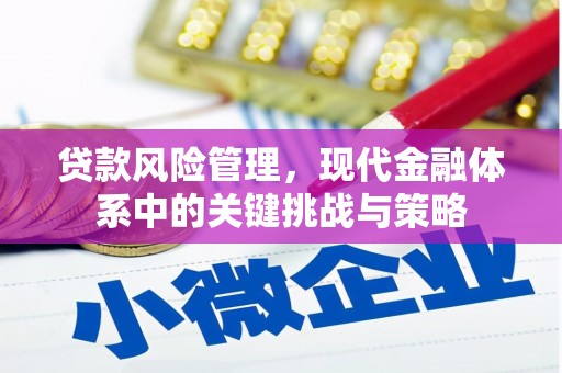 石冈贷款风险管理，现代金融体系中的关键挑战与策略