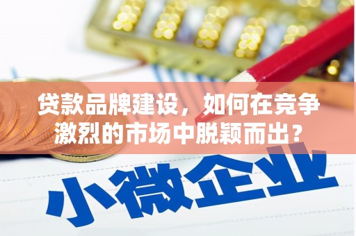 临沧贷款品牌建设，如何在竞争激烈的市场中脱颖而出？