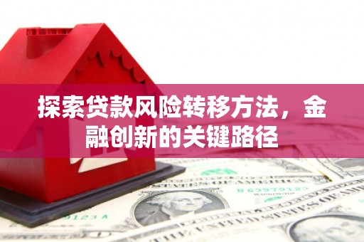 呼图壁探索贷款风险转移方法，金融创新的关键路径